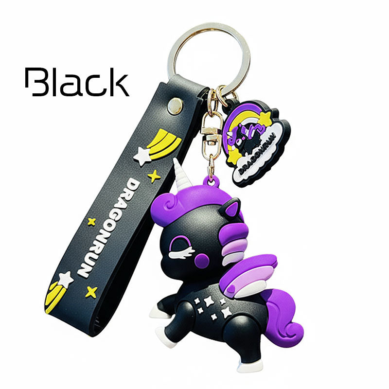 馬 ユニコーン キーチャーム キーホルダー キーリング キーチェーン バッグチャーム ストラップ アクセサリー 紛失予防 かわいい ジュエリー 可愛い 雑貨 鍵 車 レディース カップル 小物 ギフト プレゼント