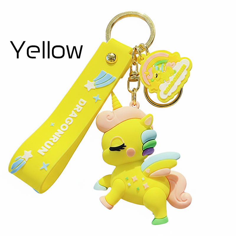 馬 ユニコーン キーチャーム キーホルダー キーリング キーチェーン バッグチャーム ストラップ アクセサリー 紛失予防 かわいい ジュエリー 可愛い 雑貨 鍵 車 レディース カップル 小物 ギフト プレゼント