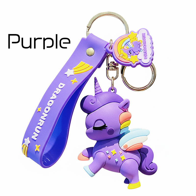 馬 ユニコーン キーチャーム キーホルダー キーリング キーチェーン バッグチャーム ストラップ アクセサリー 紛失予防 かわいい ジュエリー 可愛い 雑貨 鍵 車 レディース カップル 小物 ギフト プレゼント