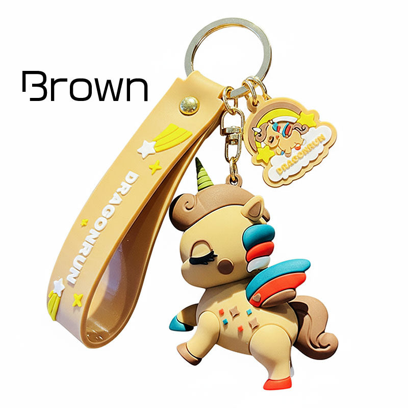 馬 ユニコーン キーチャーム キーホルダー キーリング キーチェーン バッグチャーム ストラップ アクセサリー 紛失予防 かわいい ジュエリー 可愛い 雑貨 鍵 車 レディース カップル 小物 ギフト プレゼント