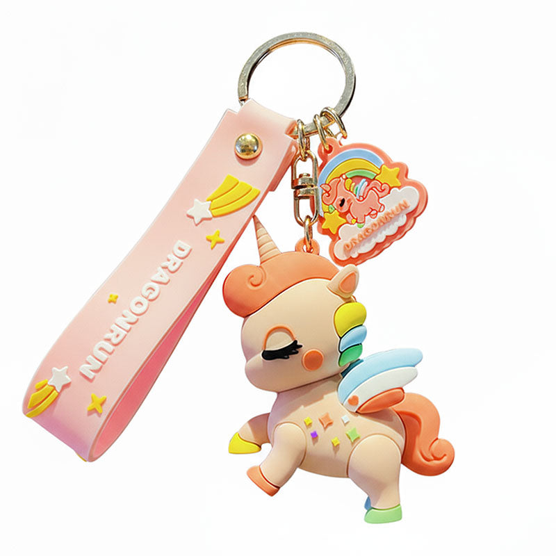 馬 ユニコーン キーチャーム キーホルダー キーリング キーチェーン バッグチャーム ストラップ アクセサリー 紛失予防 かわいい ジュエリー 可愛い 雑貨 鍵 車 レディース カップル 小物 ギフト プレゼント