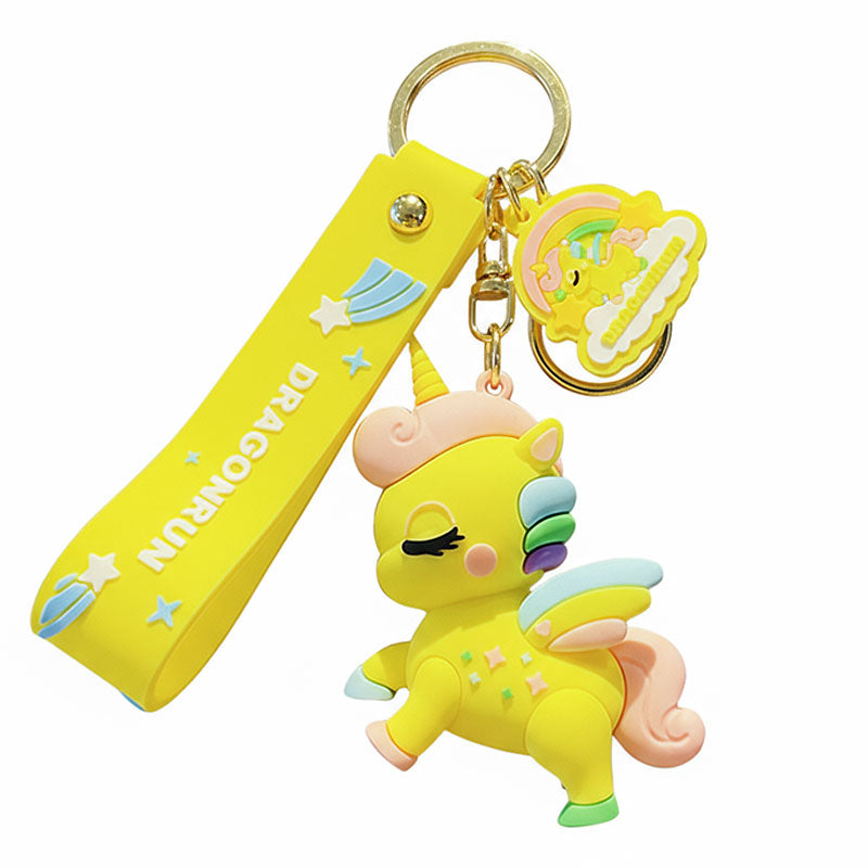 馬 ユニコーン キーチャーム キーホルダー キーリング キーチェーン バッグチャーム ストラップ アクセサリー 紛失予防 かわいい ジュエリー 可愛い 雑貨 鍵 車 レディース カップル 小物 ギフト プレゼント