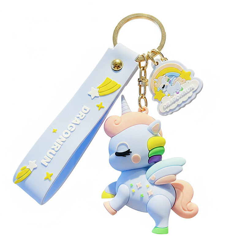 馬 ユニコーン キーチャーム キーホルダー キーリング キーチェーン バッグチャーム ストラップ アクセサリー 紛失予防 かわいい ジュエリー 可愛い 雑貨 鍵 車 レディース カップル 小物 ギフト プレゼント
