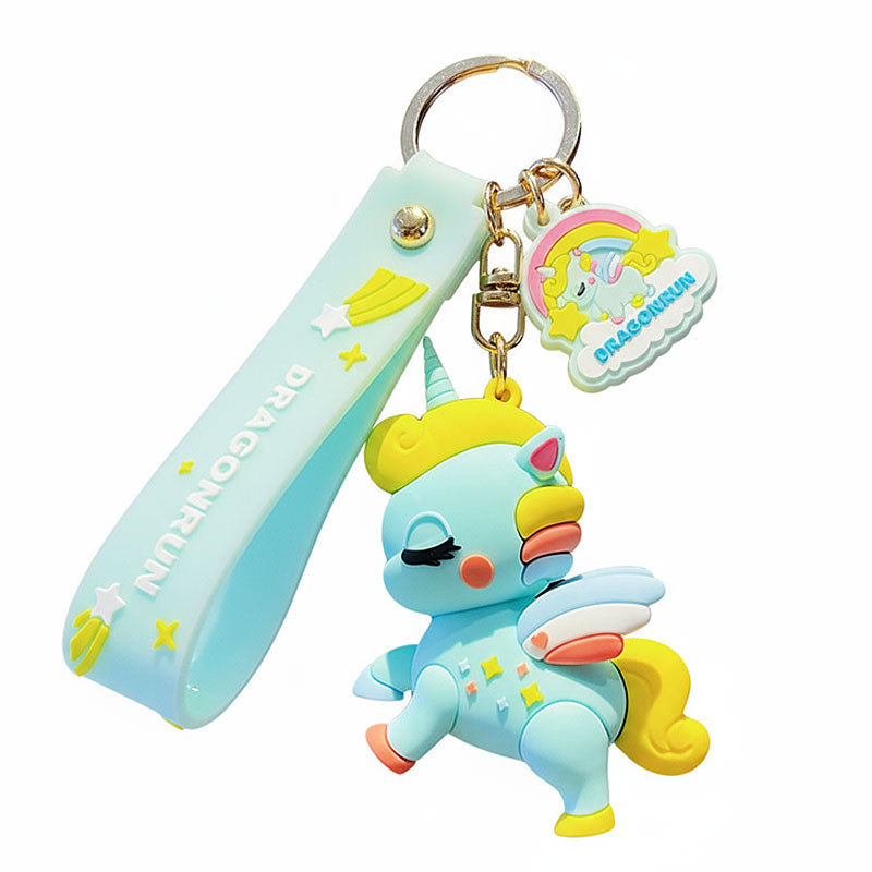 馬 ユニコーン キーチャーム キーホルダー キーリング キーチェーン バッグチャーム ストラップ アクセサリー 紛失予防 かわいい ジュエリー 可愛い 雑貨 鍵 車 レディース カップル 小物 ギフト プレゼント