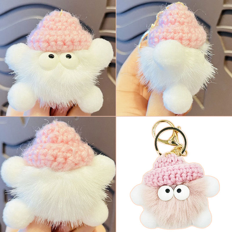 すすわたり くろすけ まめたん キーホルダー キーリング キーチェーン バッグチャーム ストラップ アクセサリー 紛失予防 かわいい ジュエリー 可愛い 雑貨 鍵 車 レディース カップル 小物 ギフト プレゼント