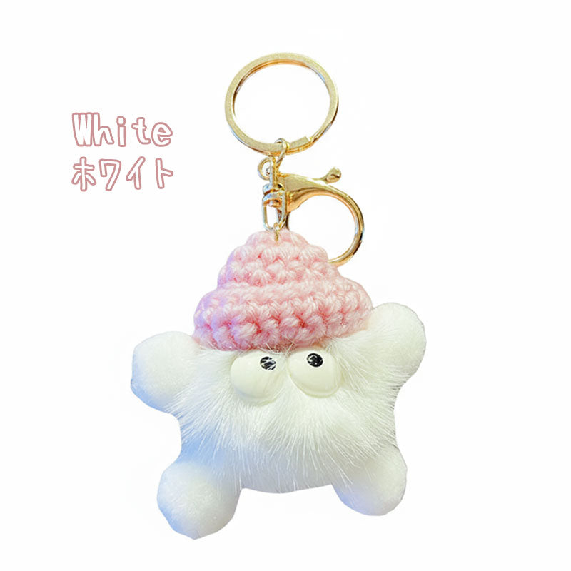 すすわたり くろすけ まめたん キーホルダー キーリング キーチェーン バッグチャーム ストラップ アクセサリー 紛失予防 かわいい ジュエリー 可愛い 雑貨 鍵 車 レディース カップル 小物 ギフト プレゼント