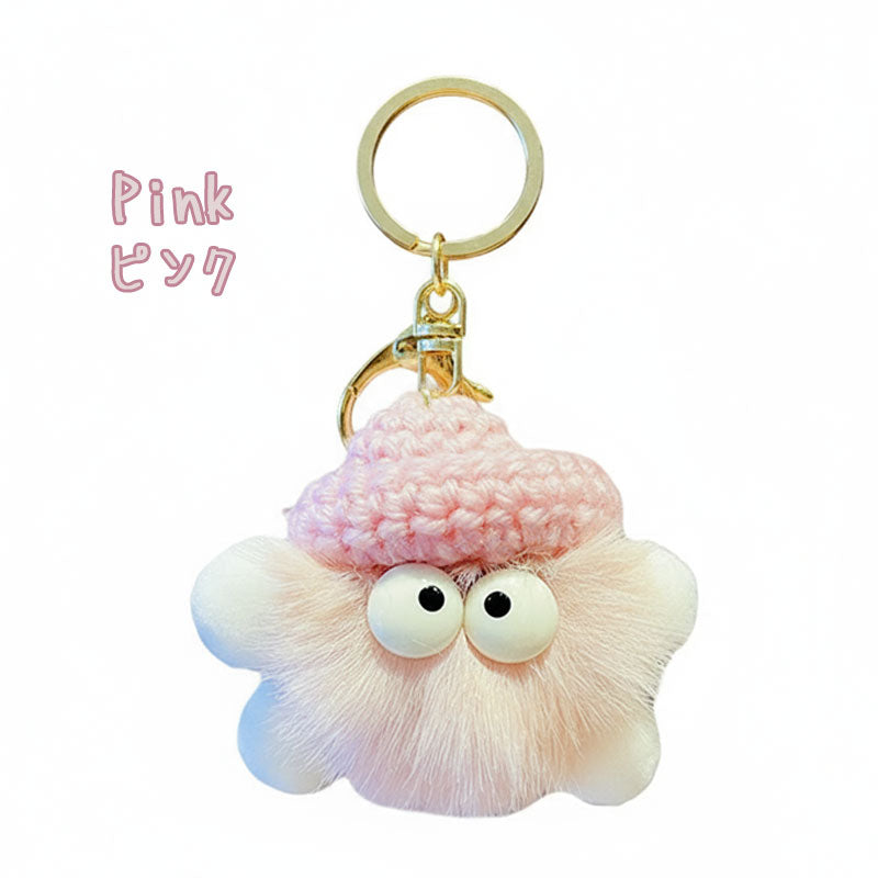 すすわたり くろすけ まめたん キーホルダー キーリング キーチェーン バッグチャーム ストラップ アクセサリー 紛失予防 かわいい ジュエリー 可愛い 雑貨 鍵 車 レディース カップル 小物 ギフト プレゼント