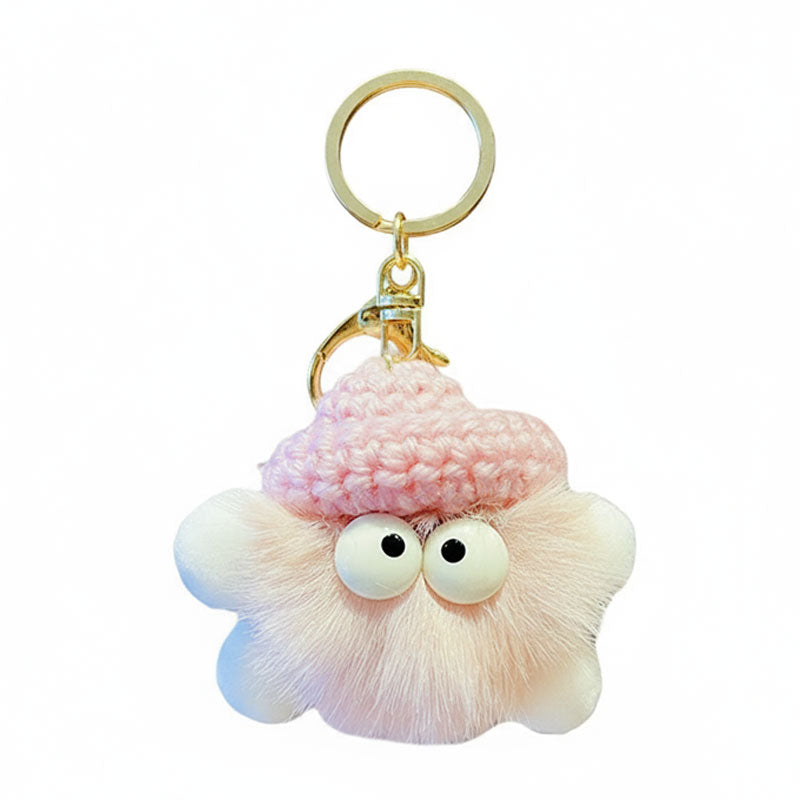 すすわたり くろすけ まめたん キーホルダー キーリング キーチェーン バッグチャーム ストラップ アクセサリー 紛失予防 かわいい ジュエリー 可愛い 雑貨 鍵 車 レディース カップル 小物 ギフト プレゼント