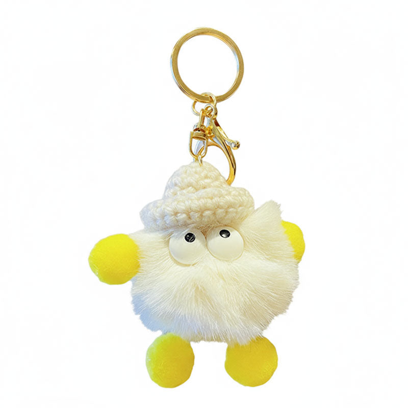 すすわたり くろすけ まめたん キーホルダー キーリング キーチェーン バッグチャーム ストラップ アクセサリー 紛失予防 かわいい ジュエリー 可愛い 雑貨 鍵 車 レディース カップル 小物 ギフト プレゼント