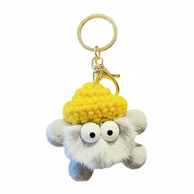 すすわたり くろすけ まめたん キーホルダー キーリング キーチェーン バッグチャーム ストラップ アクセサリー 紛失予防 かわいい ジュエリー 可愛い 雑貨 鍵 車 レディース カップル 小物 ギフト プレゼント