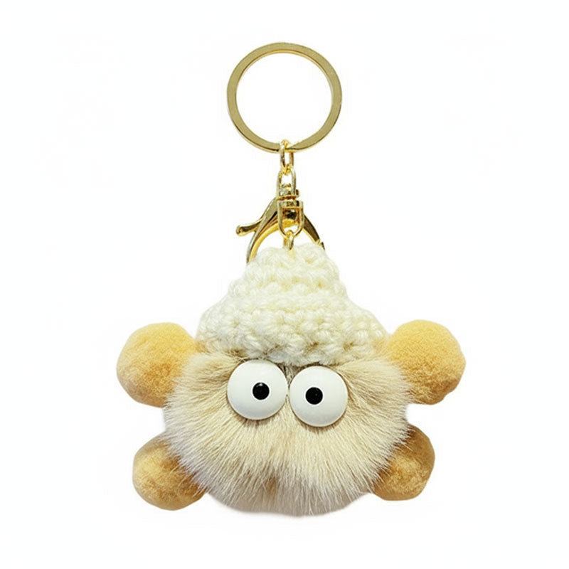 すすわたり くろすけ まめたん キーホルダー キーリング キーチェーン バッグチャーム ストラップ アクセサリー 紛失予防 かわいい ジュエリー 可愛い 雑貨 鍵 車 レディース カップル 小物 ギフト プレゼント