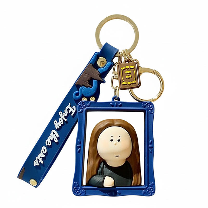 画家 芸術 名画 キーチャーム キーホルダー キーリング キーチェーン バッグチャーム ストラップ アクセサリー 紛失予防 かわいい ジュエリー 可愛い 雑貨 鍵 車 レディース カップル 小物 ギフト プレゼント