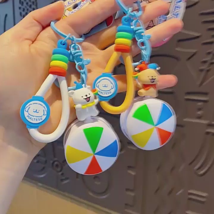 いぬ サーカス キーチャーム キーホルダー キーリング キーチェーン バッグチャーム ストラップ アクセサリー 紛失予防 かわいい ジュエリー 可愛い 雑貨 鍵 車 レディース カップル 小物 ギフト プレゼント