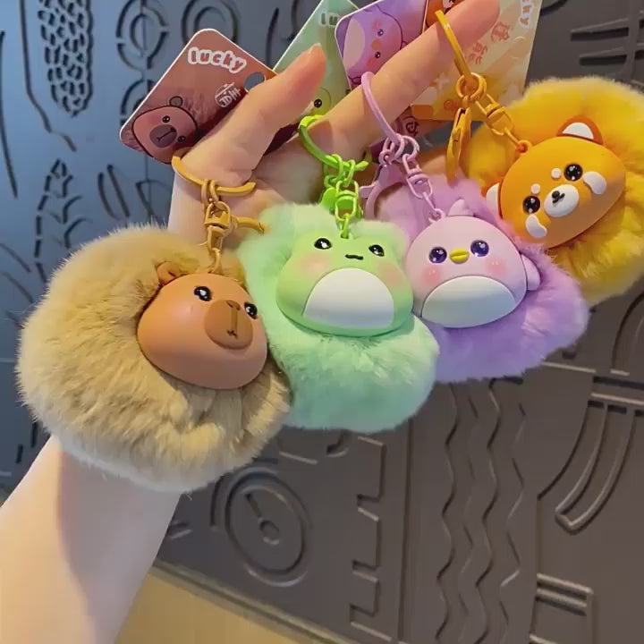 キュート 動物 ぬいぐるみ キーチャーム キーホルダー キーリング キーチェーン バッグチャーム ストラップ アクセサリー 紛失予防 かわいい ジュエリー 可愛い 雑貨 鍵 車 レディース カップル 小物 ギフト プレゼント